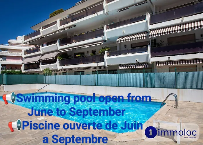 Air-Conditioned Apartment With Park And Swimming Pool A Cagnes